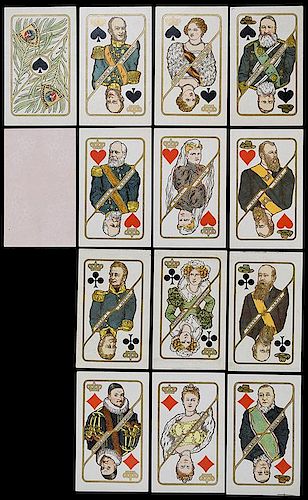 Het Nederlandsche Spel. “Boer War” Playing Cards.
