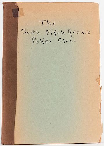 [Carleton, Henry Guy] The South Fifth Avenue Poker Club.
