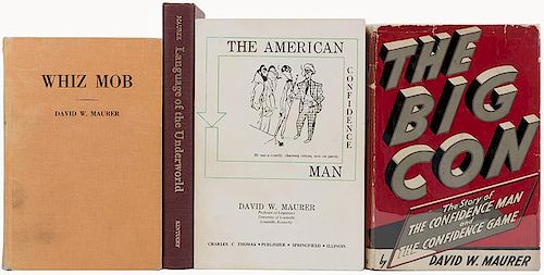 Maurer, David. W. Four Volumes on Cons.