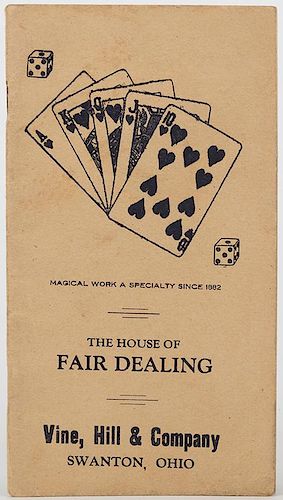 Vine, Hill & Company House of Fair Dealing Catalog No. 45/46.