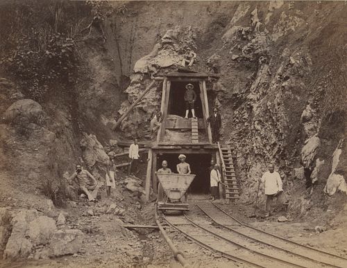 MALAYSIA. Coalmines of Moeara, Kelaban, Brunei. c1875