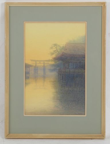 Ito Yoshihiko (1867 - 1942) Watercolor 