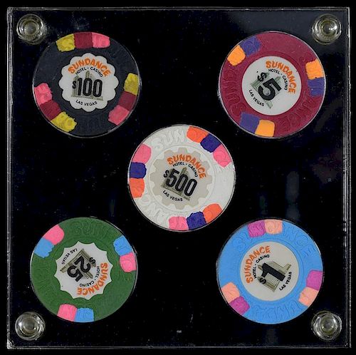 $1 Las Vegas Frontier Hotel Casino Chip Near Mint 