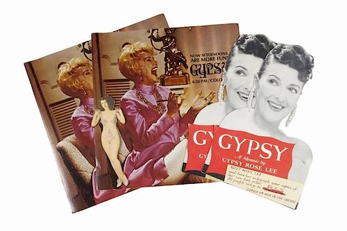GYPSY ROSE LEE PROMOTIONAL POSTERS AND CUTOUTS