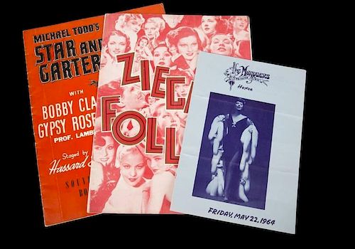 GYPSY ROSE LEE PROGRAMS AND SOUVENIR BOOKS