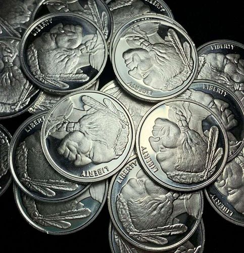 (1,000-coins) Buffalo .999 Silver 1 ozt Rounds