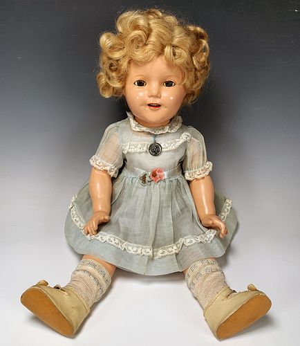 VINTAGE SHIRLEY TEMPLE DOLL IDEAL STERLING PENDANT