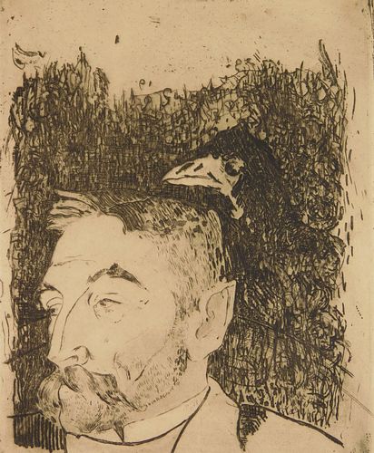 Paul Gauguin (French 1848-1906) etching