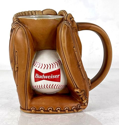 1995 Budweiser Baseball Mitt 6¾ Inch CS244 Stein 