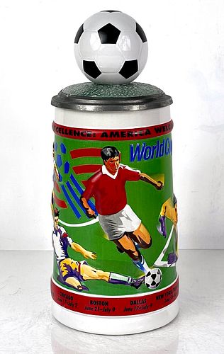 1994 Budweiser World Cup USA 8¾ Inch CS230 Stein 