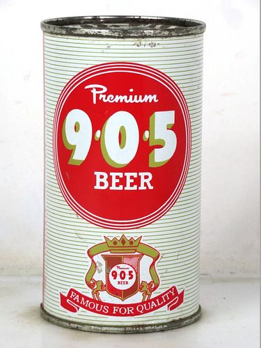 1962 9*0*5 Premium Beer (905 Brewery) 12oz 103-20 Flat Top Chicago Illinois