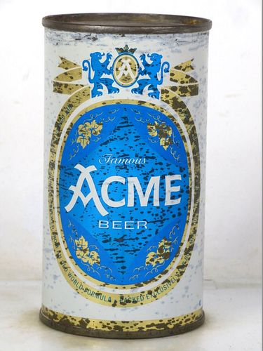1967 Acme Famous Beer 12oz 29-18.2 Flat Top Santa Rosa California
