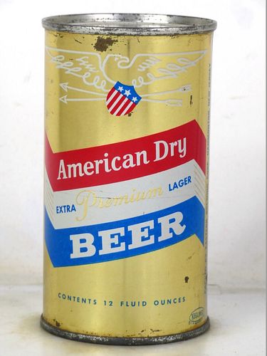 1961 American Dry Beer 12oz 31-19.1 Flat Top Hammonton New Jersey