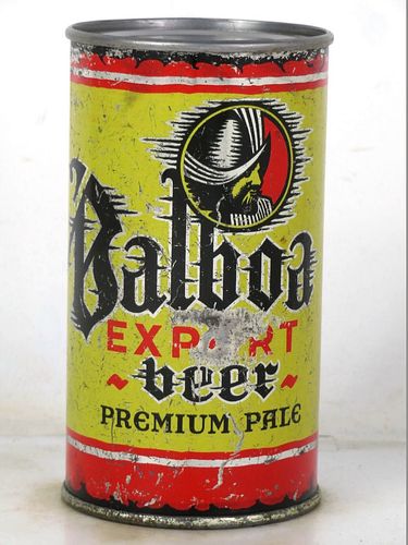 1957 Balboa Export Beer 12oz 32-40 Flat Top Los Angeles California