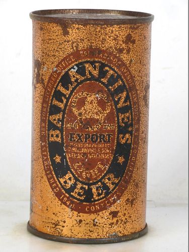 1950 Ballantine's Export Light Beer 12oz 33-33 Flat Top Newark New Jersey
