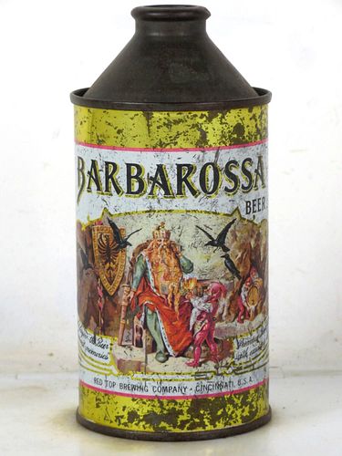 1948 Barbarossa Beer 12oz 150-28v1 High Profile Cone Top Cincinnati Ohio