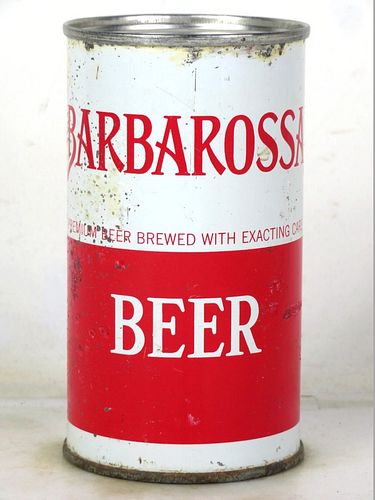 1959 Barbarossa Beer 12oz 34-38 Flat Top Cincinnati Ohio