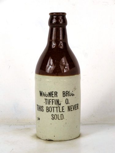 1920 Beer 10oz Stoneware Bottle Tiffin Ohio