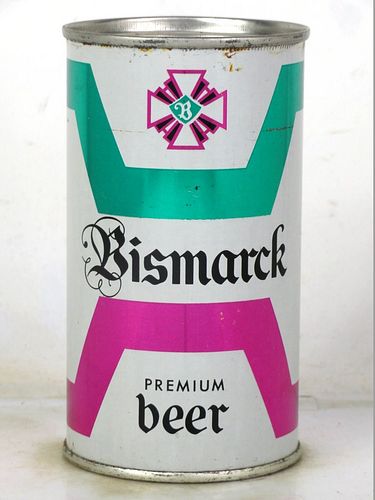 1960 Bismarck Premium Beer 12oz 37-14.0b Flat Top Chicago Illinois