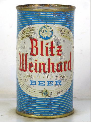 1950 Blitz Weinhard Beer 12oz 39-28 Flat Top Portland Oregon