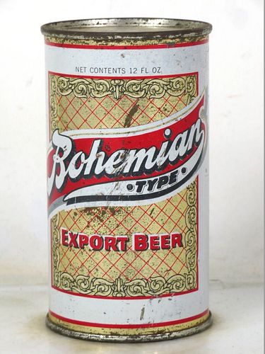 1954 Bohemian Type Export Beer 12oz 40-15 Flat Top Los Angeles California