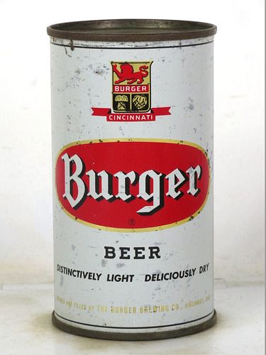 1955 Burger Beer 12oz 46-17 Flat Top Cincinnati Ohio