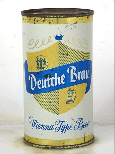 1968 Deutche Brau Vienna Type Beer 12oz 53-29 Flat Top Santa Rosa California