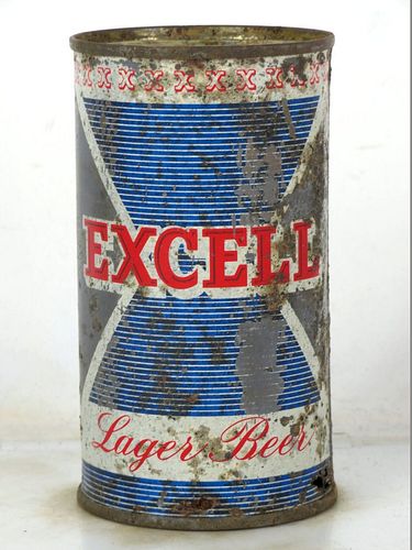 1957 Excell Lager Beer 12oz 57-18.2 Flat Top Spokane Washington