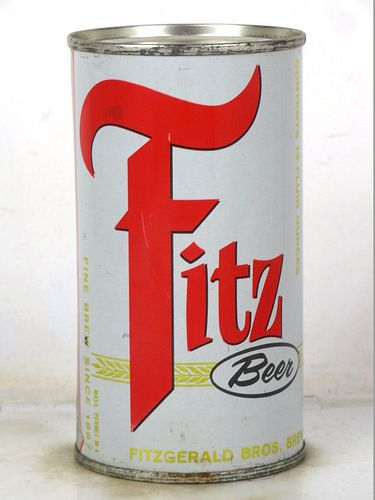 1962 Fitz Beer 12oz 64-13.1 Flat Top Willimansett Massachusetts