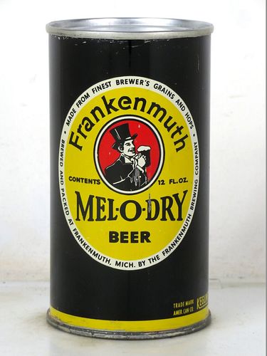 1952 Frankenmuth Mel-O-Dry Beer 12oz 66-30.1b Flat Top Frankenmuth Michigan