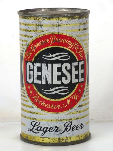 1951 Genesee Lager Beer 12oz 68-32 Flat Top Rochester New York
