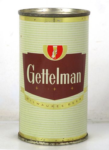 1960 Gettelman Beer 12oz 69-06 Bank Top Milwaukee Wisconsin