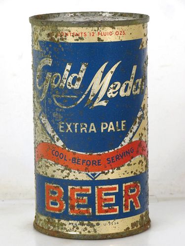 1935 Gold Medal Beer 12oz OI-347 Opening Instruction Can Santa Rosa California