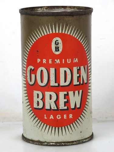1958 Golden Brew Beer 12oz 72-26.1 Flat Top Santa Rosa California