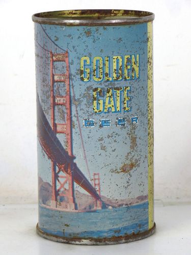 1960 Golden Gate Beer 12oz 72-37 Flat Top Los Angeles California
