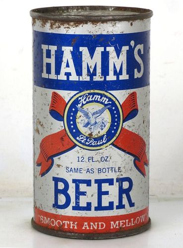 1936 Hamm's Beer 12oz OI-375 Opening Instruction Can Saint Paul Minnesota