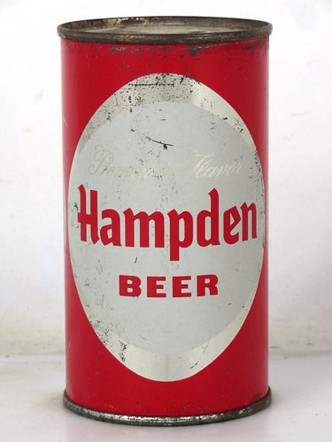 1959 Hampden Beer 12oz 80-01 Flat Top Willimansett Massachusetts