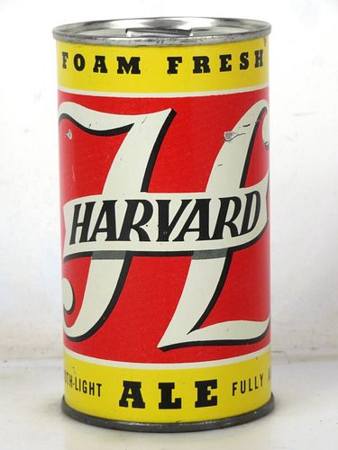 1955 Harvard Ale 12oz 80-31 Flat Top Lowell Massachusetts