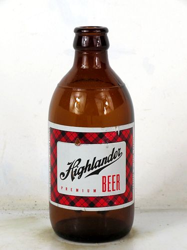 1959 Highlander Beer 12oz Stubby Bottle Missoula Montana