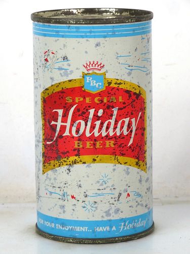 1956 Holiday Special Beer 12oz 82-36 Flat Top Potosi Wisconsin