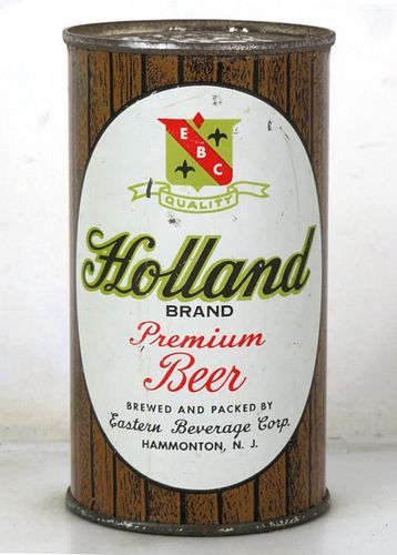 1952 Holland Premium Beer 12oz 83-08 Flat Top Hammonton New Jersey