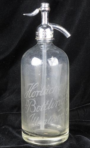 1930 Horlacher Bottling Works Seltzer Bottle Allentown Pennsylvania