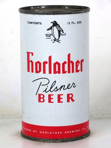 1961 Horlacher Pilsner Beer (23) 12oz 83-26.1 Flat Top Allentown Pennsylvania