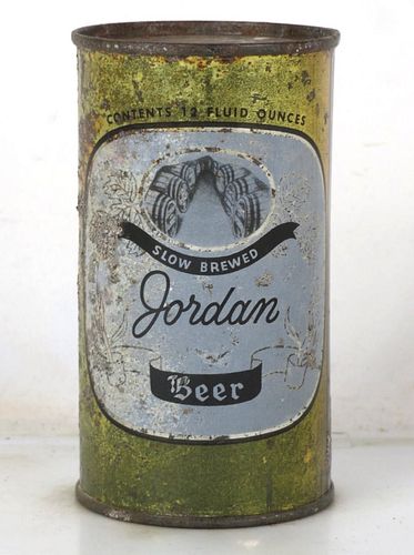 1956 Jordan Beer 12oz 86-38 Flat Top Chicago Illinois