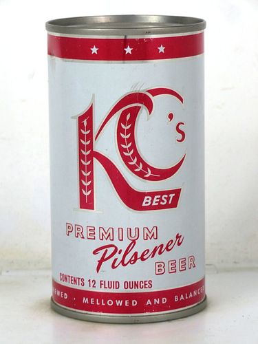1962 KC's Best Premium Pilsener Beer 12oz 87-17 Flat Top Omaha Nebraska