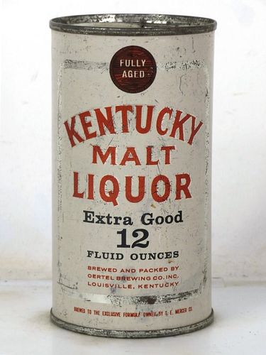 1957 Kentucky Malt Liquor 12oz 87-35 Flat Top Louisville Kentucky