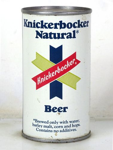 1969 Knickerbocker Natural Beer 12oz 126-23.1 Flat Top New York (Brooklyn) New York