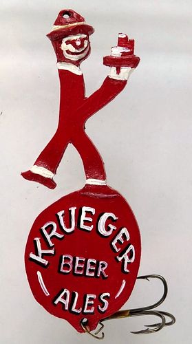 2012 Krueger Beer (K-Man) Firster Fishing Lure Newark New Jersey