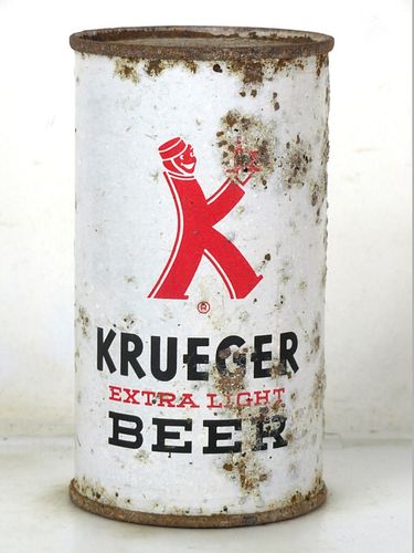 1952 Krueger Extra Light Beer 12oz 90-19.2 Flat Top Newark New Jersey