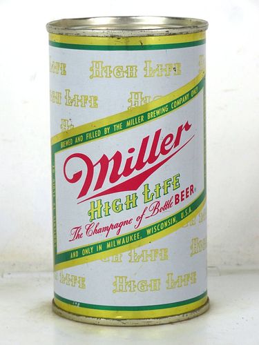 1961 Miller High Life Beer 12oz 99-40.2 Bank Top Milwaukee Wisconsin